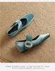 Vintage Velvet Mary Jane Women's Shoes 2026 Spring and Autumn Edition Lightweight Fashion Shoes Versatile Commuter Low Heel Women's Single Shoes
