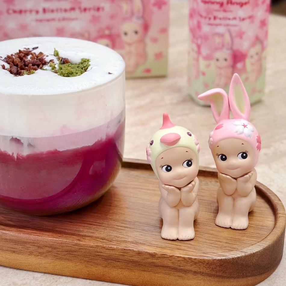 / New  Selling S Angels Cherry Blossom Series Anime Figures Ornaments Dolls Fans Children Birthday Gift Random