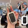 Premium Metal & Leather Key Case for 14th Gen Toyota Crown