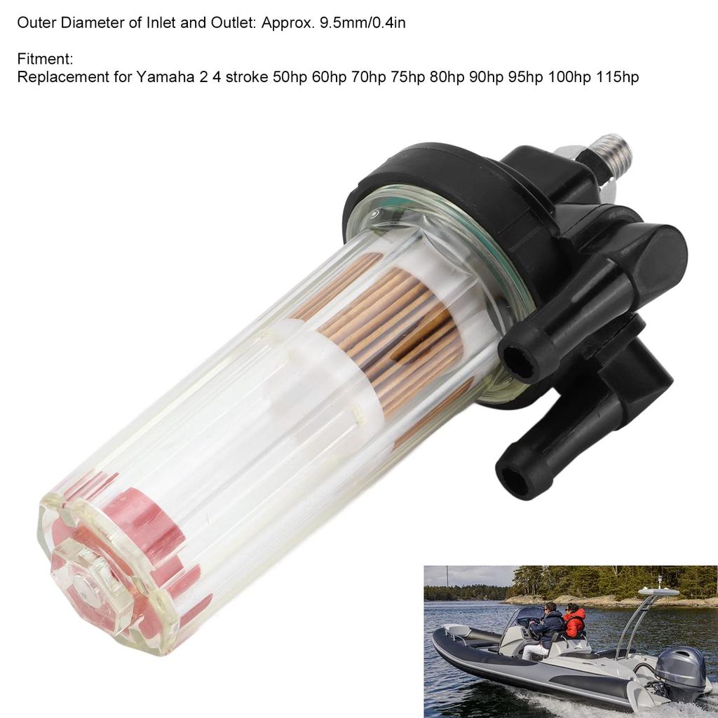 68V-24560-00 Fuel Filter for Yamaha 2 4 Stroke, Removes Iron Oxide and Fragments, Easy Installation, Reliable