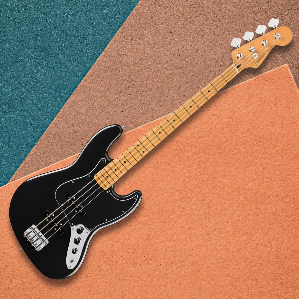 Fender Fender electric bass Player II Jazz Maple Black with soft case Bass®, Fingerboard,