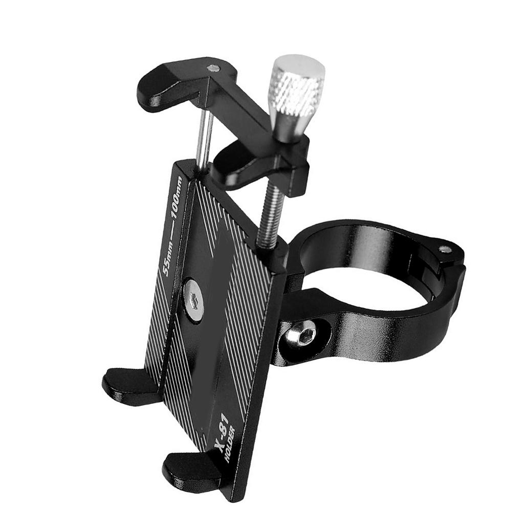 Bicycle Mobile Phone Mount Aluminium Motorcycle Scooter Handlebar Phone Holder for 3.0 6.8 inches Smartphone Mount