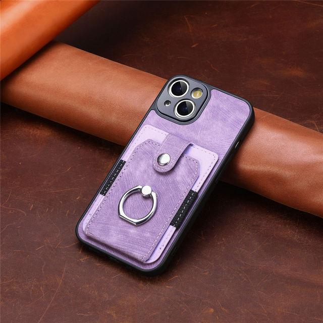 Capa de couro com compartimento para cartão da moda para iPhone 14 Pro Max 12 13 11 15 Pro 14pro iPhone 15 iPhone 14 Capa tipo carteira com proteção contra quedas