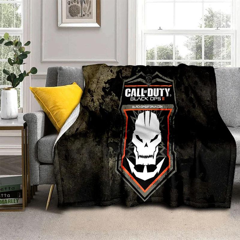 COD Game, 3D Call of Duty ,Gamer HD Blanket,Soft Throw Blanket for Home Bedroom Bed Sofa Picnic Travel Office Cover Blanket Kids