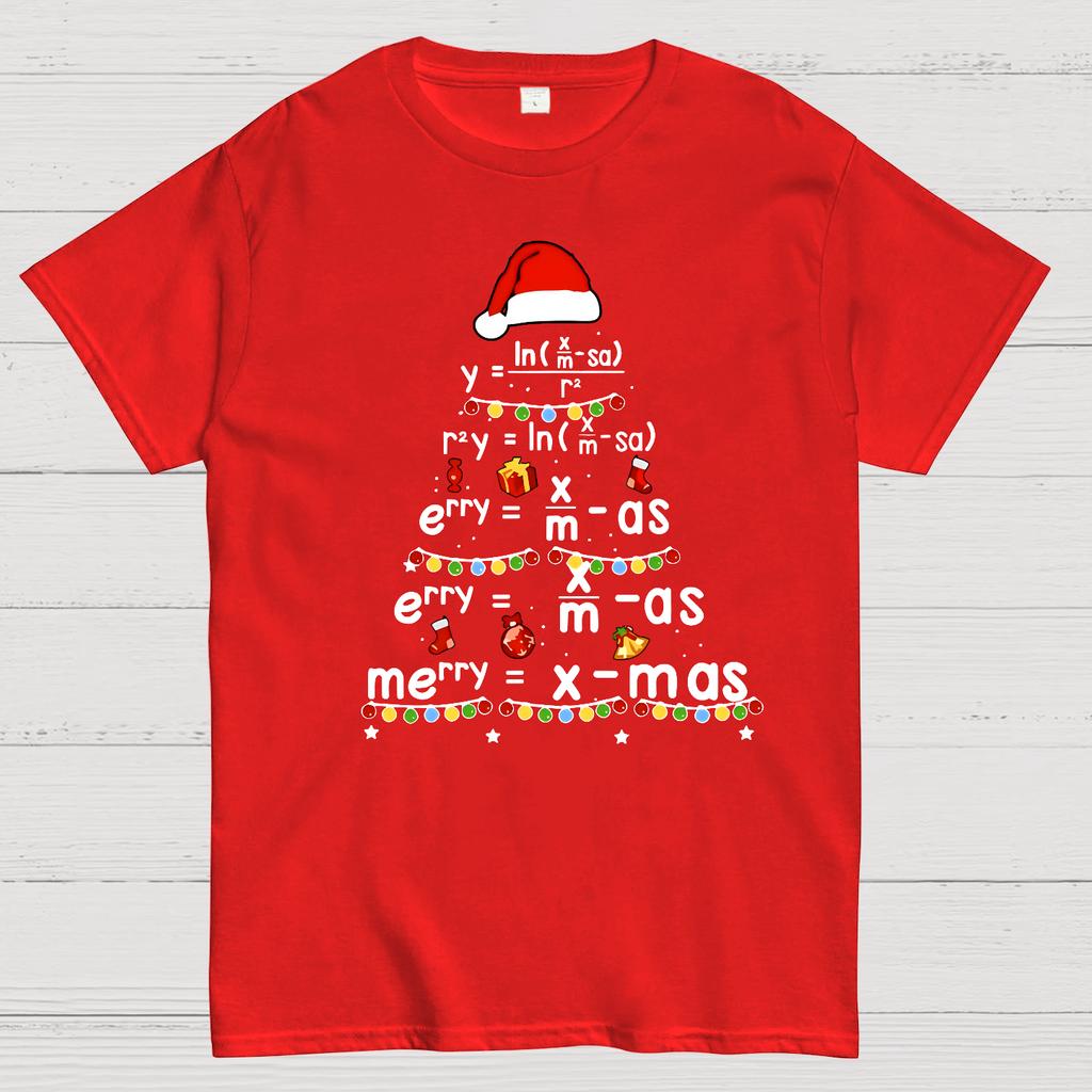 Christmas Math Cotton Summer Casual Cool Loose T-Shirt