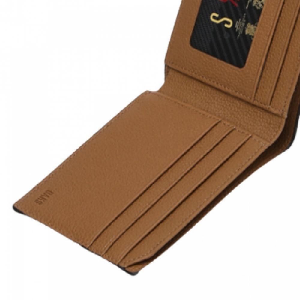 Daks Slim Wallet Black Brown Color Combi Dbwa6e702bk