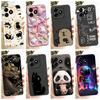 Phone Case For Honor X5C Plus 2025 New Fashion Black Cat Cartoon Dragon Animals Pattern Bumper Honor X5C Soft Liquid Silicone