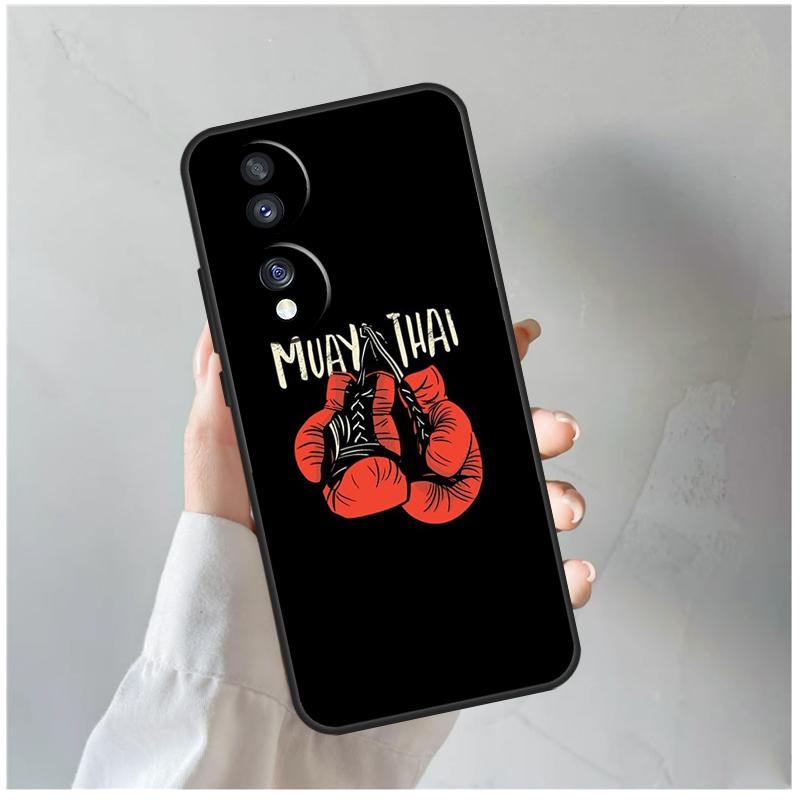 Muay Thai Fight Boxing For Honor Magic 8 5 6 7 Pro Case For Honor 200 400 70 90 Lite X8c X8b X9a X9b X9c X9d Win RT