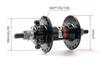 Single-Speed Dirt Jump Bike Hub: Aluminum Alloy, 6 Pawls, 16T, 100/135 Spacing, 120 Clicks, 36 Holes, 4 Sealed Bearings.