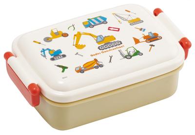 Skater Lunch with a Soft Single Made In with a Working Vehicle for Boys Children's Box, 450ml, Dome-Shaped Lid, Tier, Japan, Design, (RBF3AN-A)