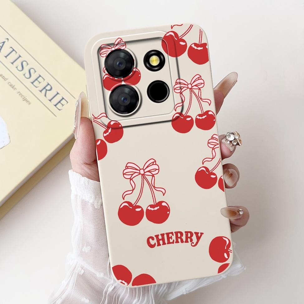 For ITEL A60s A662LM Case For ITEL A60 Cover Silicone Luxury Fashion Flowers Kawaii Girl Cute Shockproof Phone Case Bumper