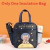 Cartoon Kids Lunch Bag With Insulated Oxford Fabric For School And Picnic Use