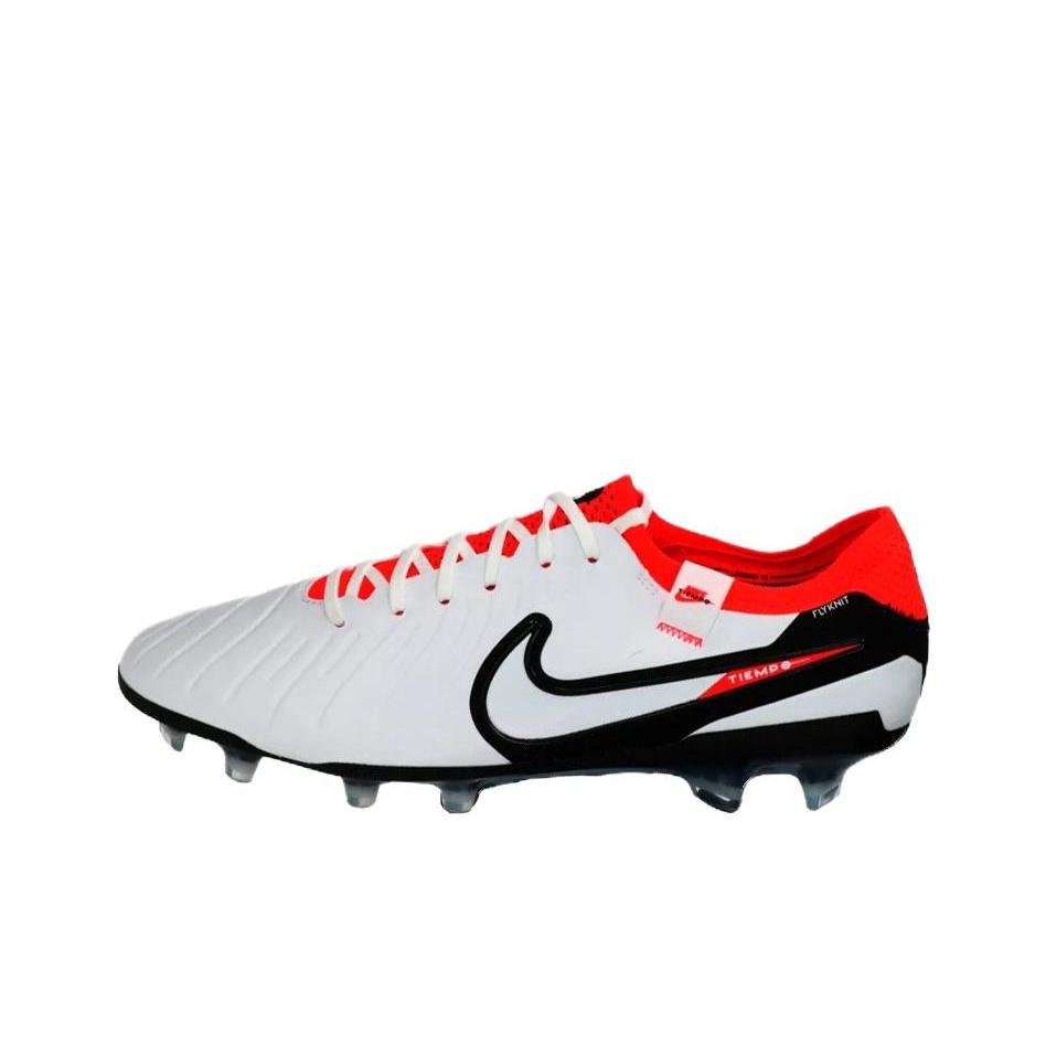 

Nike Tiempo Legend 10 Elite Универсальные Удобные Футбольные Бутсы Мужские Футбольные Бутсы Белые Черные Красные FN7276-100 42