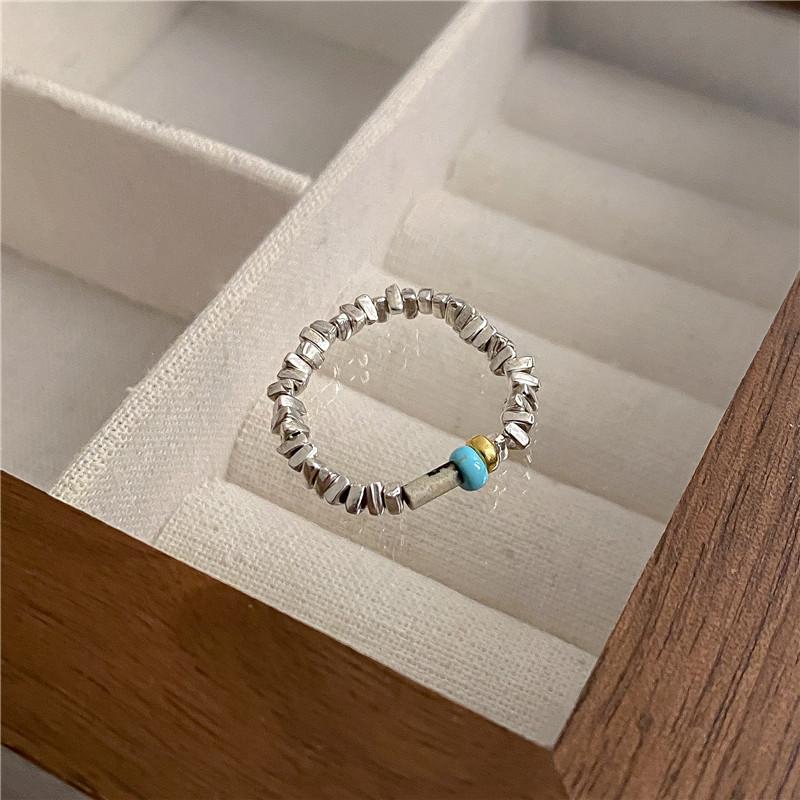 Ada Jewelry Anillos Para Mujer S925 Sterling Silver Trendy Elastic Adjustable Eternity Band Ring Adjustable