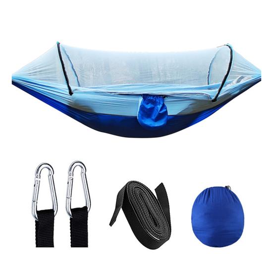 1 Set Hängematte Umweltfreundlich Atmungsaktiv Polyester Hohe Dichte Hängematte Moskitonetz für Wald