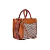 New COACH Rogue Leather Shoulder Bag Crossbody Bag Handbag Medium Size Women's Brown & Monogram C6165-B4TA7