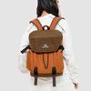 Casual Women's Backpack Large Capacity Fashion Trendy Student Schoolbag Lightweight Computer Bag Contrasting Color Men's Backpack