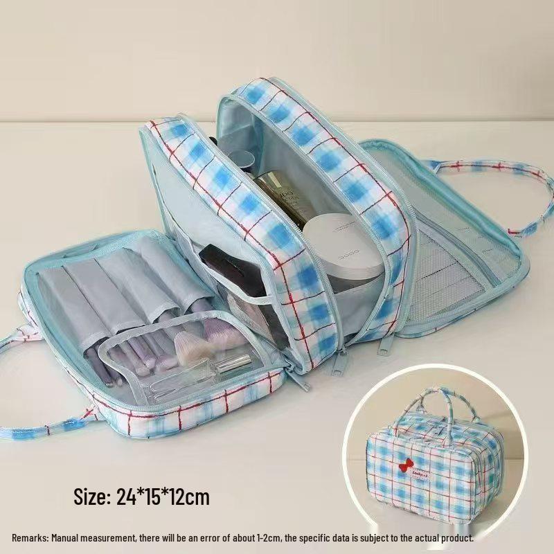 Large Capacity Waterproof Portable Makeup and Toiletry Bag for Women