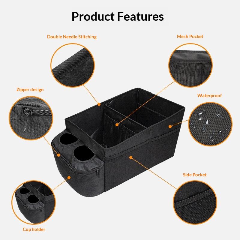 Oxford Cloth Car Trunk Organizer Large Capacity Save Space Car Storage Foldable Sundries Storage Box