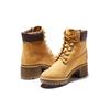 Timberland [Timberland] Women S kinSley Chunky Heel bootS White Brown tb0a25bS2311 q0etb0a25bS2311