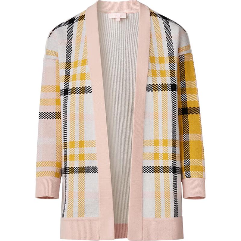 

PORTS Женский полосатый свитер из смесовой шерсти и кашемира с круглым вырезом L