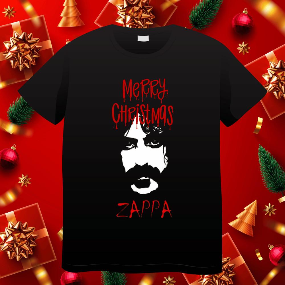 Merry Christmas Frank Zappa  Full Size S-5XL Unisex T-Shirt XXXXL