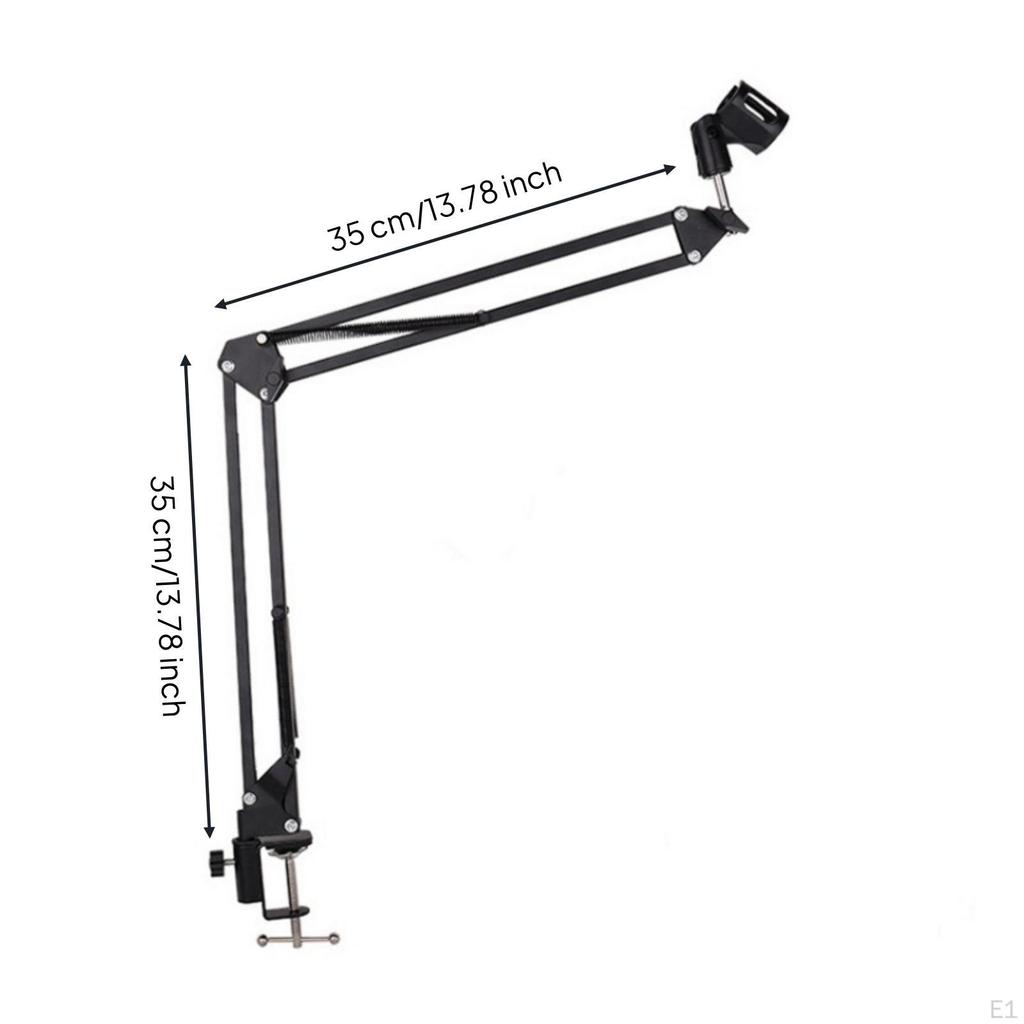 microphones Mic Stand Arm with Desk Clamp SpringAssisted Articulated for