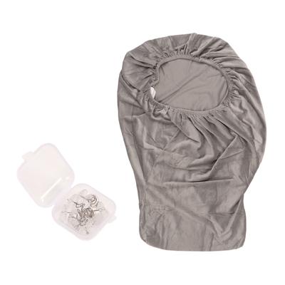 Chair Cover Stylish Casual Soft Breathable Stretch Dining Room Chair Cover for Dining Room Kitchen Hotel Gray