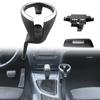 ABS Center Console Drink Cup Insert for E81 E82 E87 E88 E90 E91 E92 E93 and X1 E84, 51160443082 51169144632 Black Silver Interior Cabin Part