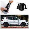 For Chery Tiggo 4/5X 2017- Window Decoration Side Door Frame Cover Bright Black Center Pillar Sticker  exterior
