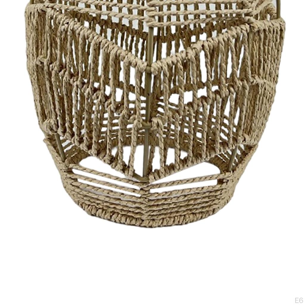 Boho Pendant Lamp Shade Rattan Woven Decoration Ceiling Light Chandelier Cover Lampshade Hotel
