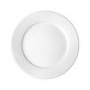 Steak Ceramic White Round Western Bone Plate - Shallow, Flat Tableware Dish for Household Use