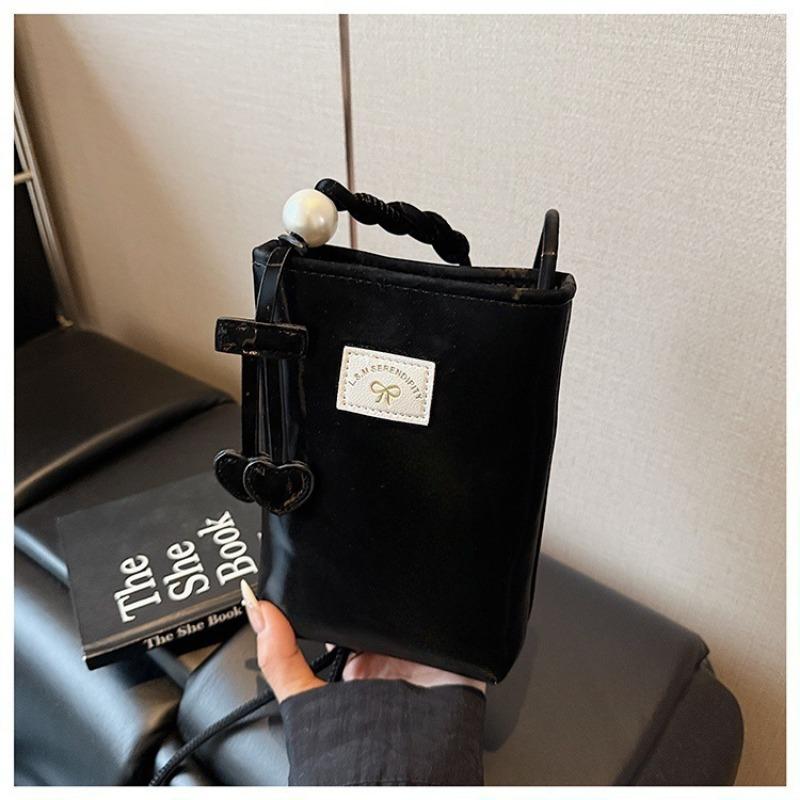 

Small bag women s summer versatile new casual messenger bag mobile phone bag чёрный