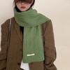 New Wool Knitted Scarf for Women In Winter Japanese Fashion Versatile  Warm Student Scarf Skin Friendly and Soft