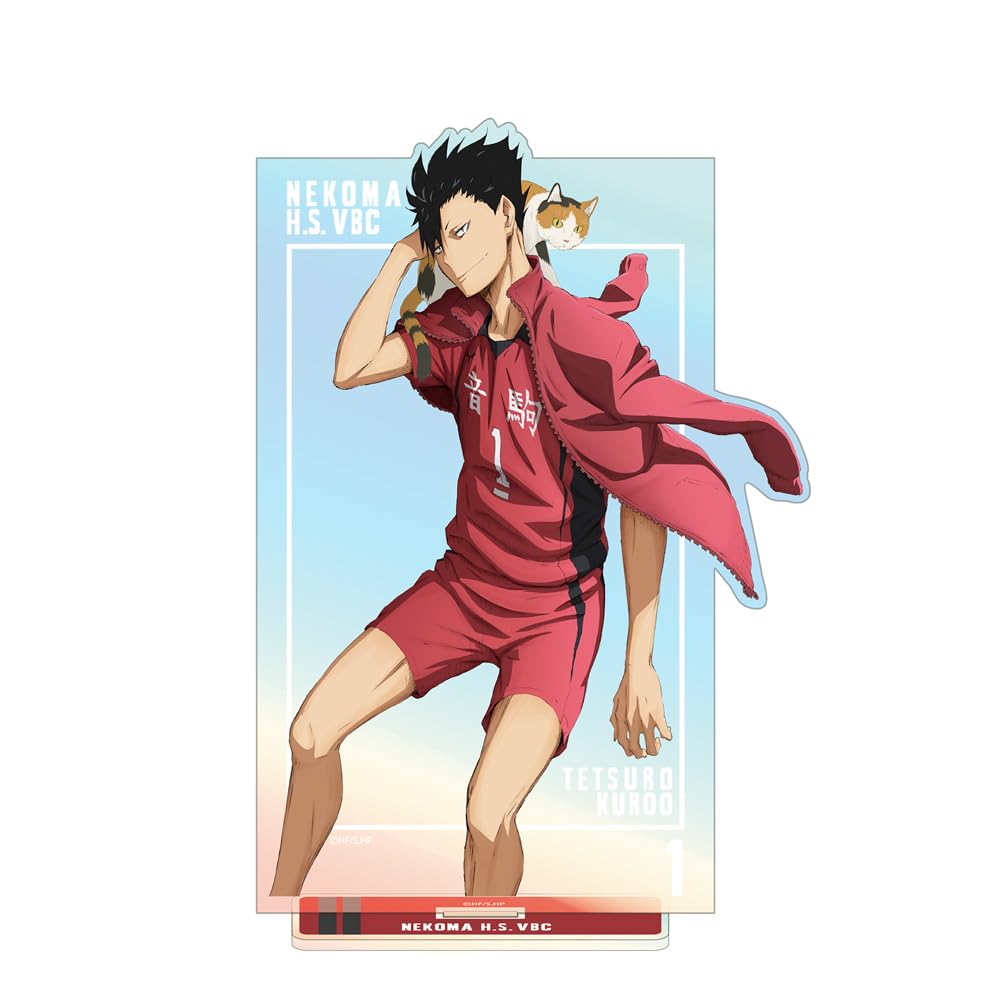 COSPA Kuroo Tetsuro Aurora Acrylic Stand Challenge and Growth Size [Official] Haikyu!! (Large) Ver.