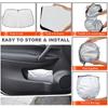 Frontscheiben-Sonnenschutz Faltbarer Sonnenschutz-Protektor Sonnenschutz Passend für 2014- Nissan Rogue 2025 Upgrade-Zubehör