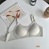 Soutien-gorge d'été ultra-fin en maille, Respirant, Coques fixes, Bretelles fines antidérapantes, Lingerie sans couture pour femmes