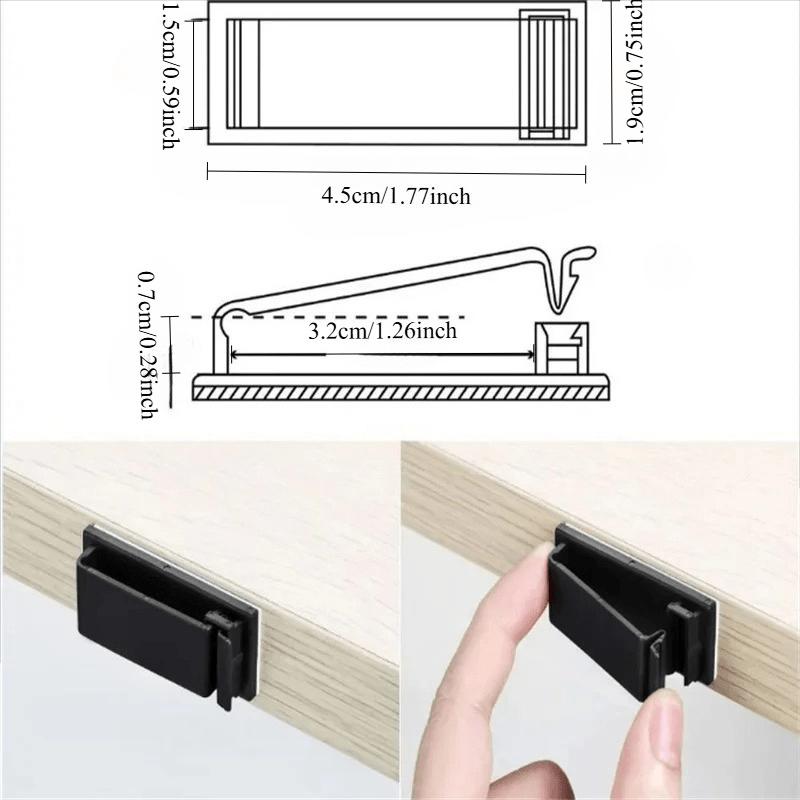 10PCS Cable Fixing Clip Cable Wire Sorting Buckle Chassis Organizer 19*47 Black And White Organizer