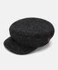 Hwaiteusaenjeu Purple Label Harris Tweed Sailor'S Cap Huckleberry Charcoal