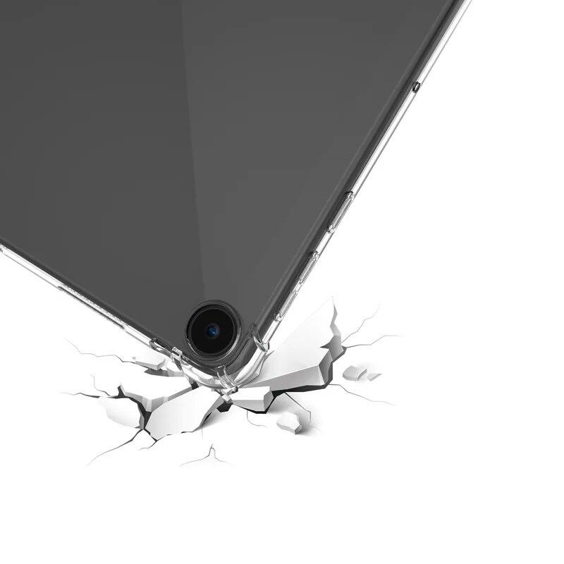 4 Airbags stoßfeste Abdeckung für Huawei MatePad SE 2022 Hülle AGS5-L09/W09 10,4" Ags3K-W20/AL20 10,1" transparente TPU-Rückseite