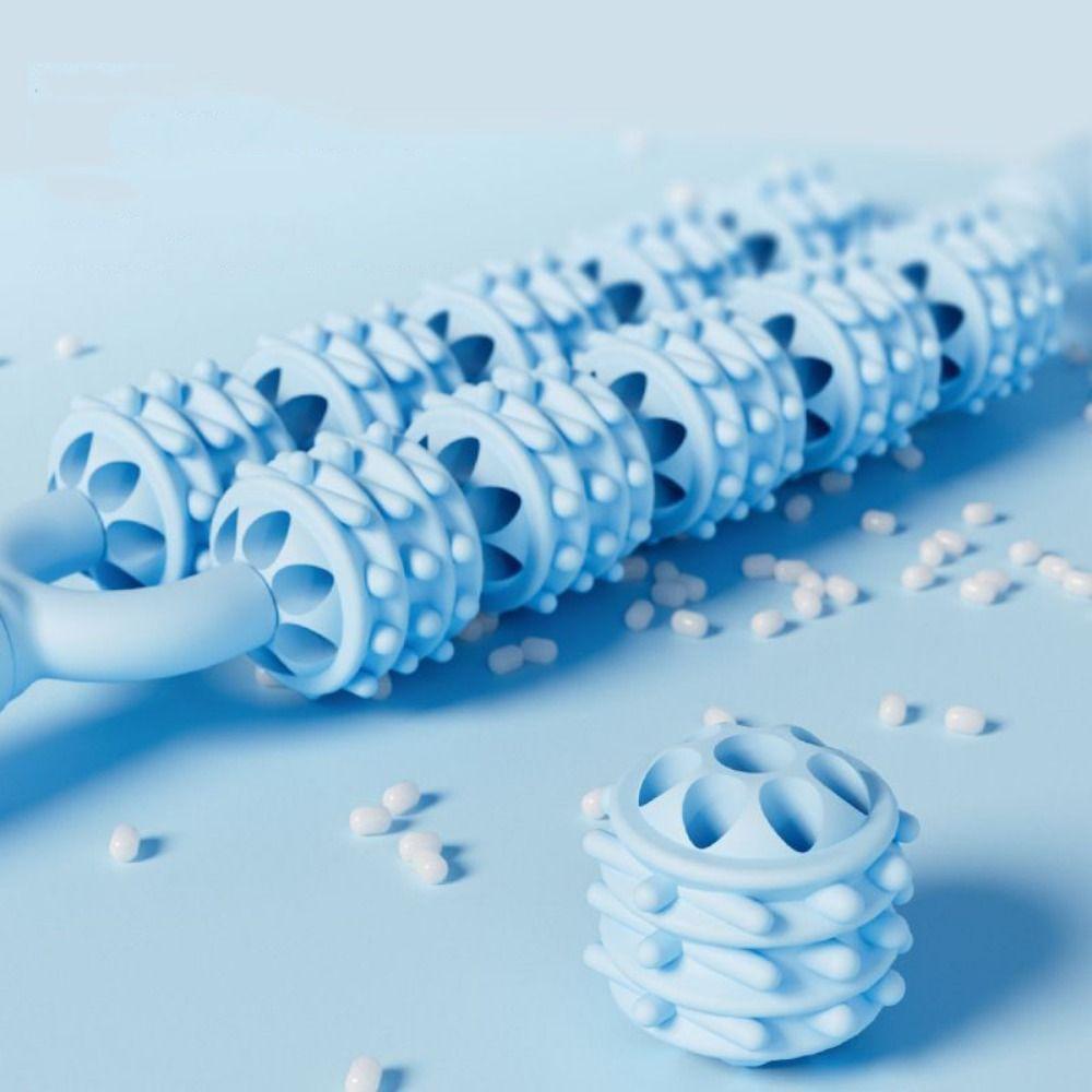 Multifunction Roller Ball Massage Stick Fitness Fascia Stick Portable Yoga Massage Stick  Calves