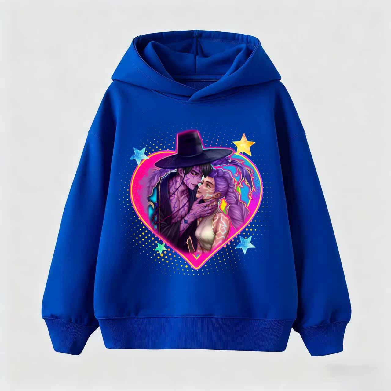 

KPop Demon Hunter Huntrix Children s Sweatshirt Autumn New Boys Girls Fashion Street Pullover Children s Clothing 120