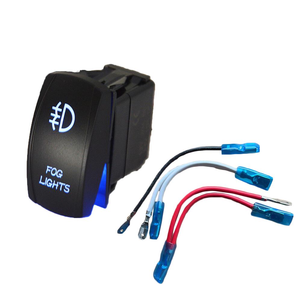 Blue Backlif Light Control Rocker Toggle Switch Button For UTV ARB Carling OFF ROAD