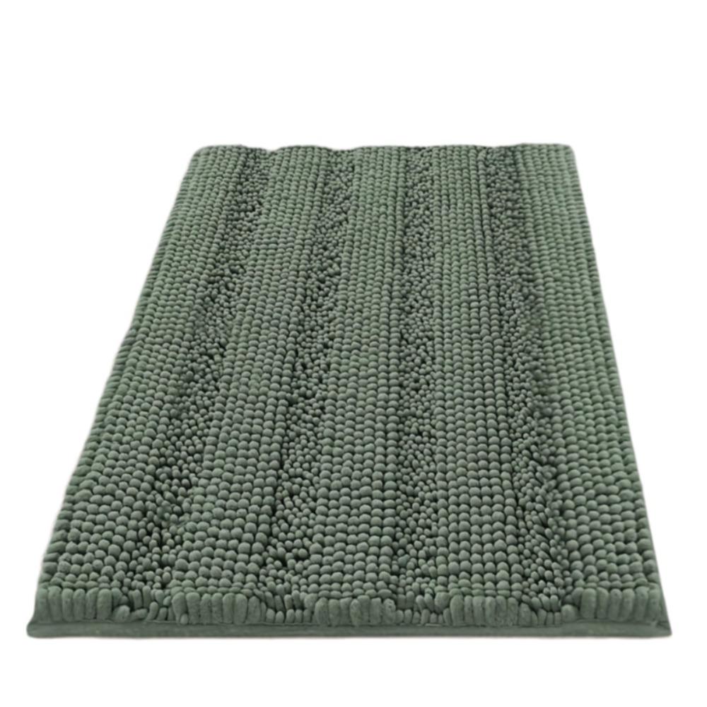 Shaggy Hair Chenille Bath Mat Non-Slip Kitchen Floor Mat Practical Small Carpet  Bedroom