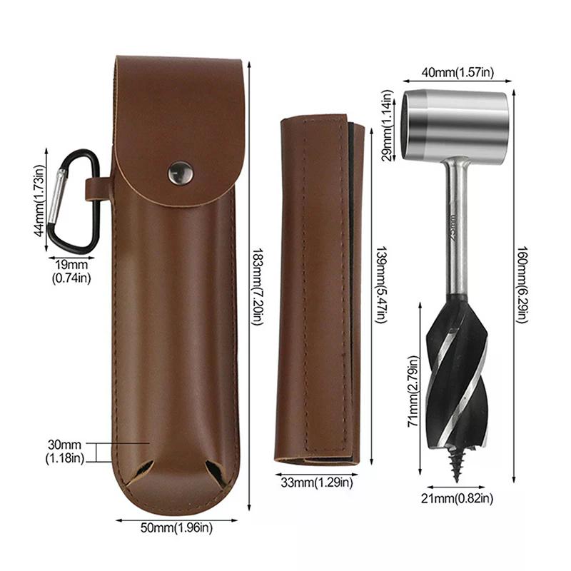 Tragbare Outdoor-Überlebens-Holzbearbeitungswerkzeuge Handbohrer Bohrer Bushcraft Siedler Handbohrer Stanzwerkzeug für Camping Wandern