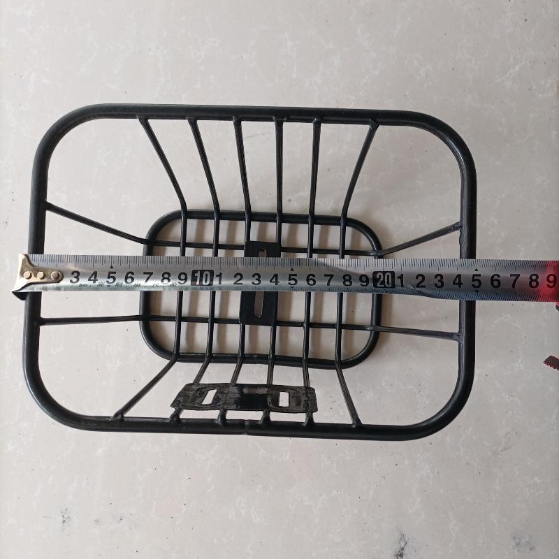 1 Sæt Justerbar Sort Cykel Bagkurv Nem at Installere Cykel Bagkurv Fast Holdbar Metal Mountainbike Kurv
