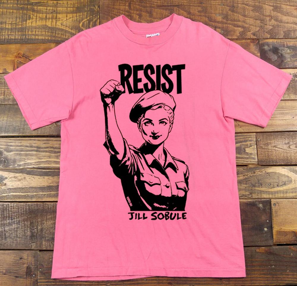 

Rest In Peace Jill Sobule Resist Pink T Shirt Full Size S-4XL XL