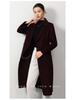 Women's Double-Faced Wool Slim Fit Extra Long Over-the-Knee Coat for Autumn/Winter