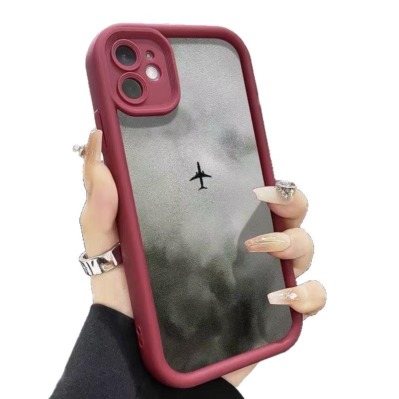 Personalized Aircraft Suitable for Iphone17pro Mobile Phone Case Apple 15 Anti-drop 14 Foreign Trade 13promax New 16E
