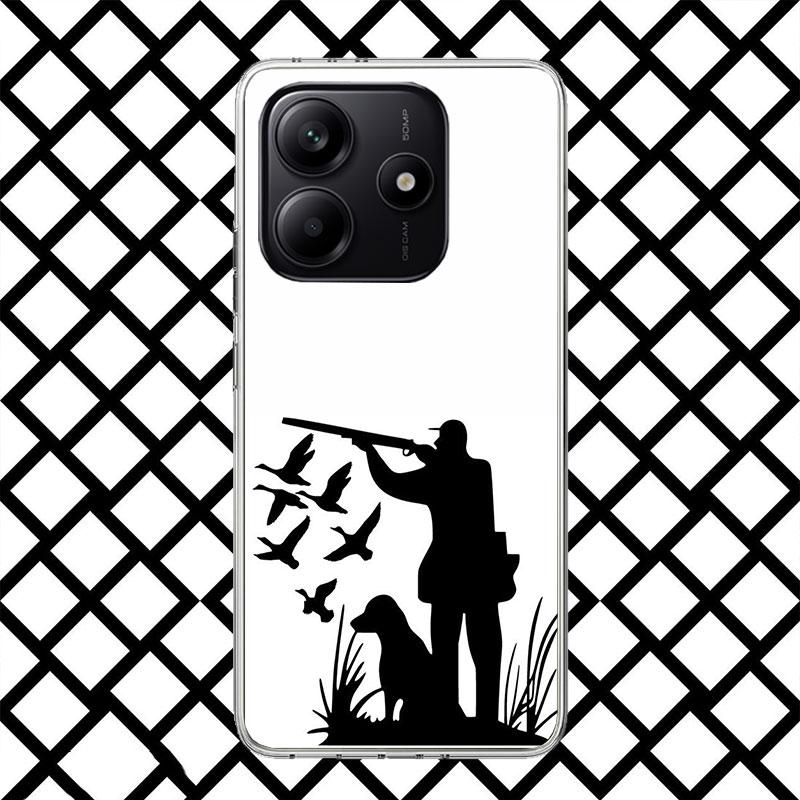 Hunting Fishing Man Phone Case for Xiaomi Redmi Note 15 14 14S 13 12 12S 11 Pro Plus 11E 11T 11S 10S 5G Soft Cover Fundas Redmi